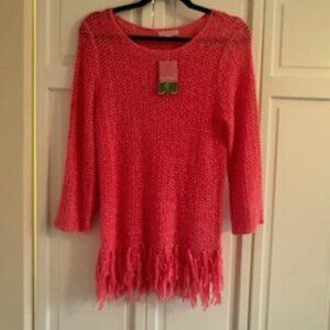 Lilly Pulitzer Brunswick sweater in Pascha pink -NWT